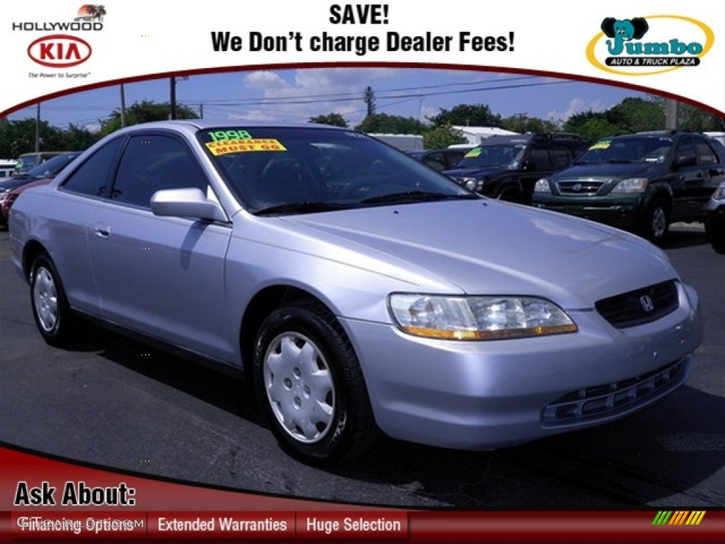 1998 Accord LX Coupe - Regent Silver Pearl / Charcoal photo #1