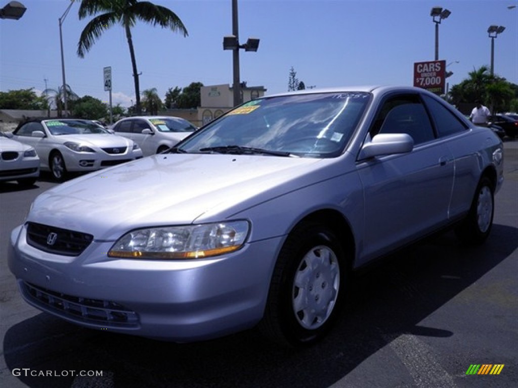 1998 Accord LX Coupe - Regent Silver Pearl / Charcoal photo #5