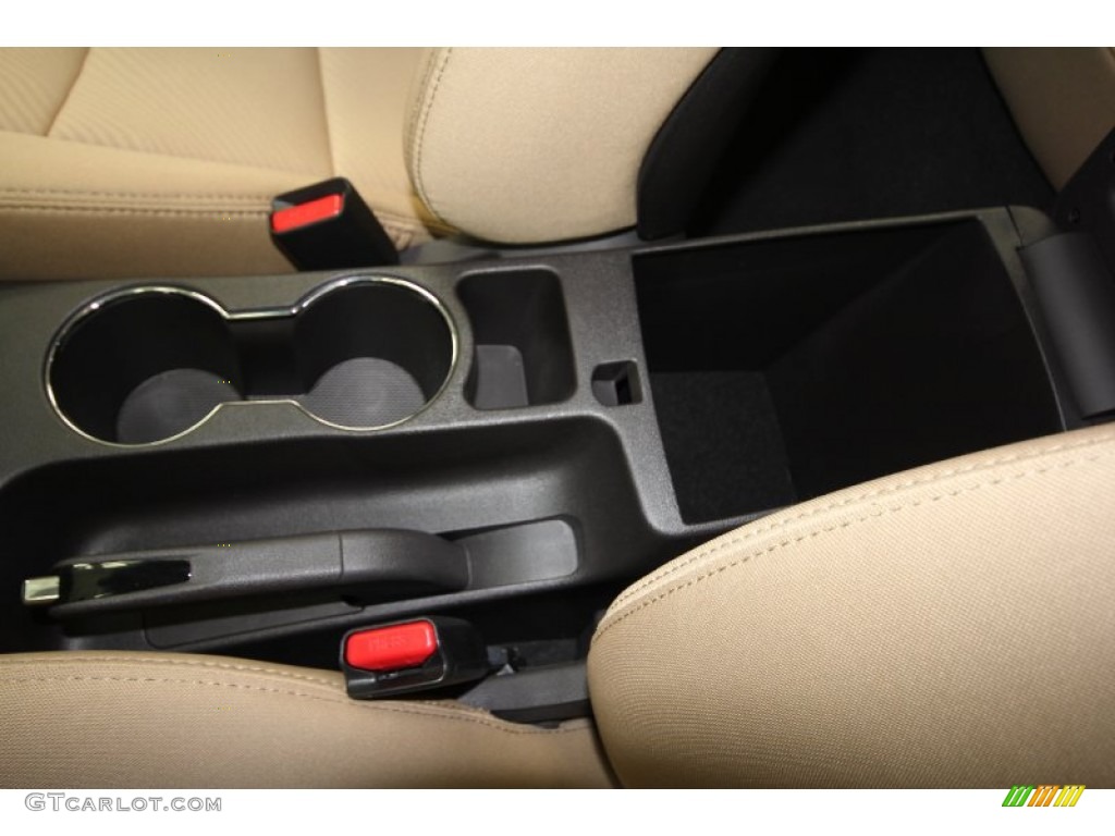 2012 Elantra GLS - Shimmering White / Beige photo #24