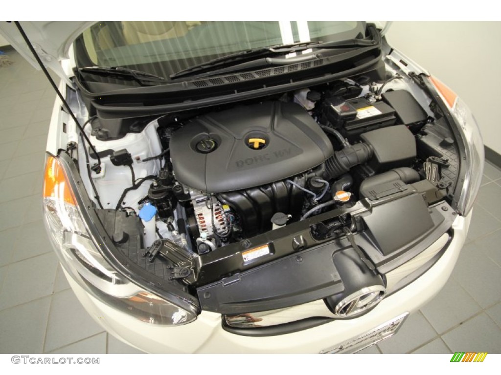 2012 Elantra GLS - Shimmering White / Beige photo #38