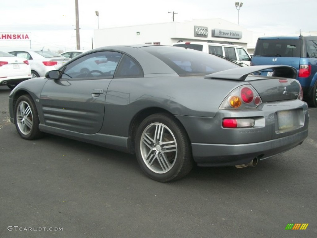 2003 Eclipse GTS Coupe - Sterling Silver Metallic / Midnight photo #4