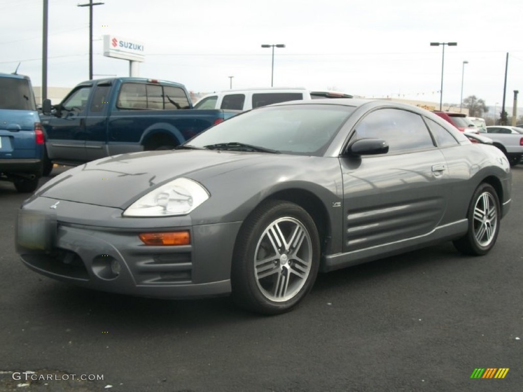 2003 Eclipse GTS Coupe - Sterling Silver Metallic / Midnight photo #5