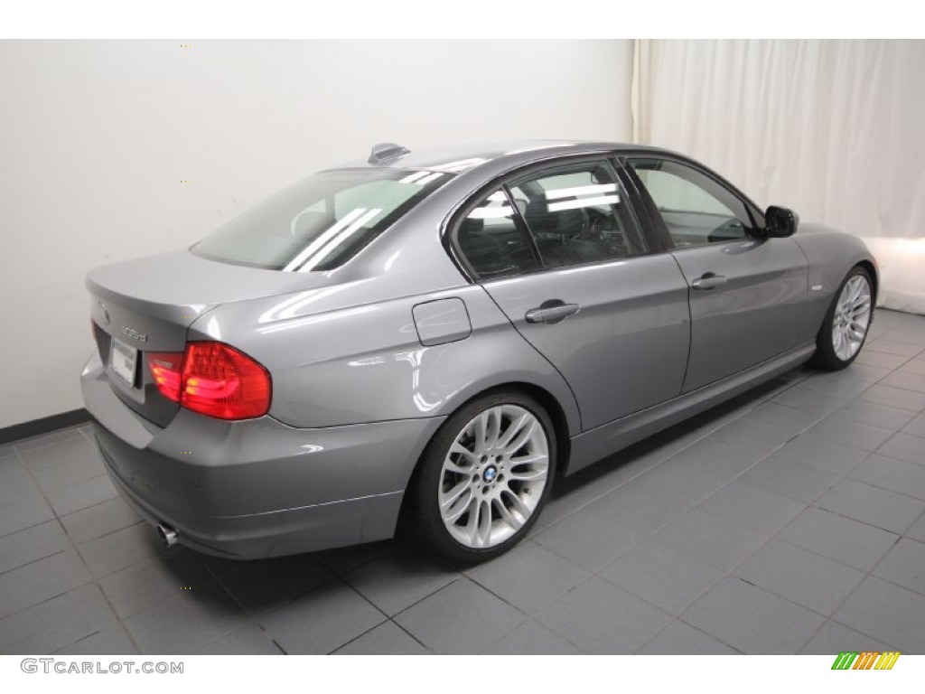 2009 3 Series 335d Sedan - Space Grey Metallic / Black photo #9