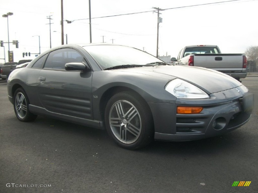 2003 Eclipse GTS Coupe - Sterling Silver Metallic / Midnight photo #29
