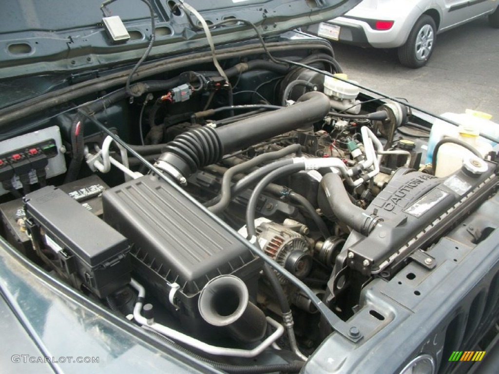 2006 Jeep Wrangler Rubicon 4x4 4.0 Liter OHV 12V Inline 6 Cylinder Engine Photo #63271243