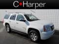 2009 Summit White GMC Yukon SLT 4x4  photo #1