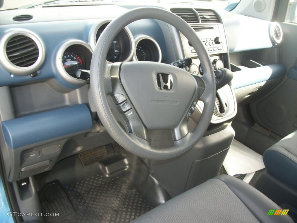2006 Honda Element EX-P AWD Gray/Blue Dashboard Photo #63271321