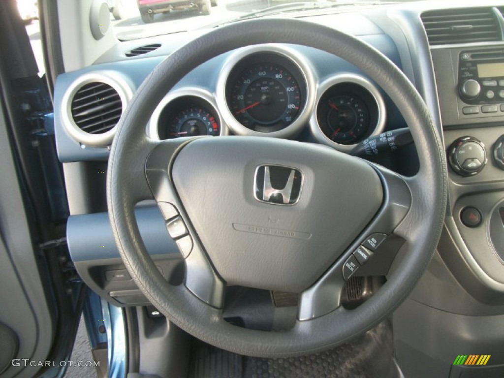 2006 Honda Element EX-P AWD Gray/Blue Steering Wheel Photo #63271366