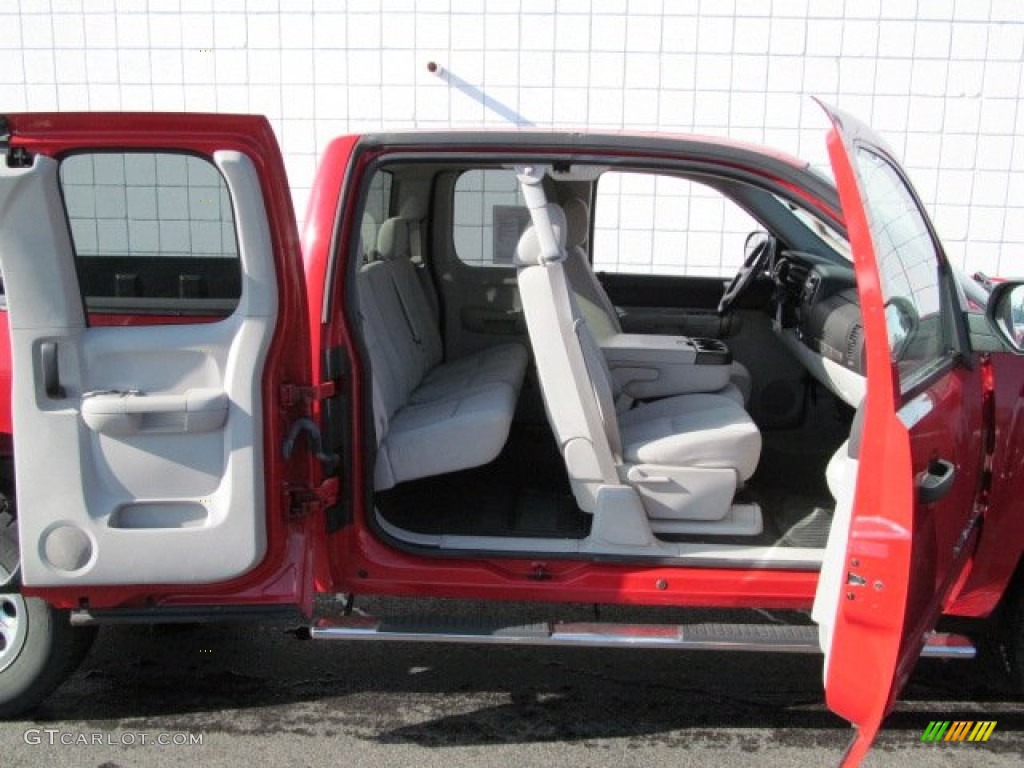 2007 Silverado 1500 LT Extended Cab 4x4 - Victory Red / Light Titanium/Ebony Black photo #10