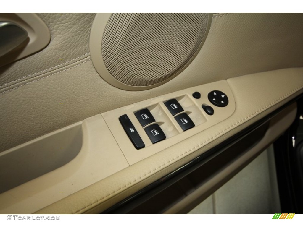 2008 3 Series 335i Sedan - Jet Black / Beige photo #17