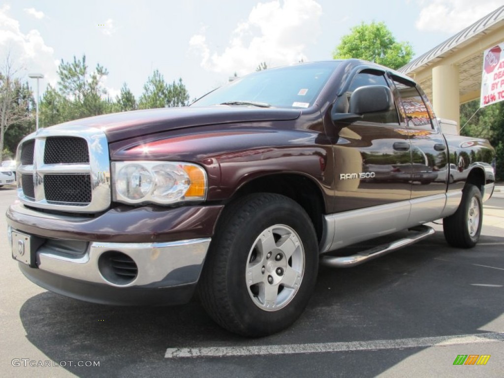 2004 Ram 1500 SLT Quad Cab - Deep Molten Red Pearl / Dark Slate Gray photo #1