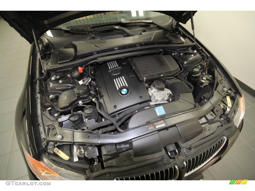 2008 3 Series 335i Sedan - Jet Black / Beige photo #42