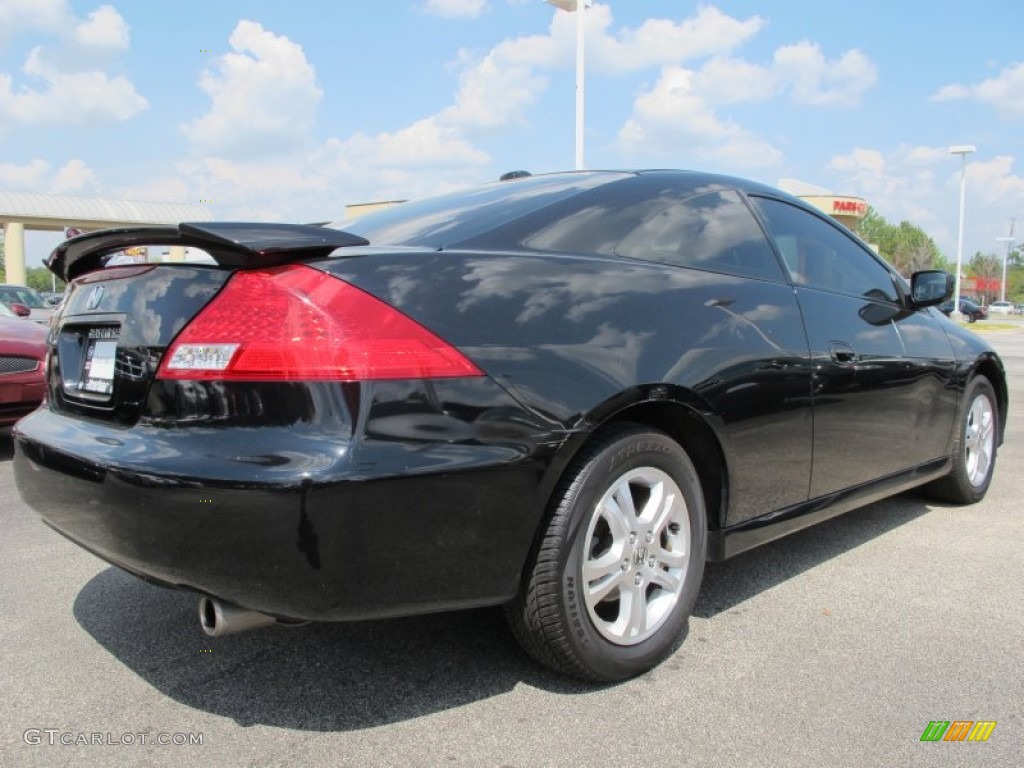 2006 Accord EX-L Coupe - Nighthawk Black Pearl / Black photo #3