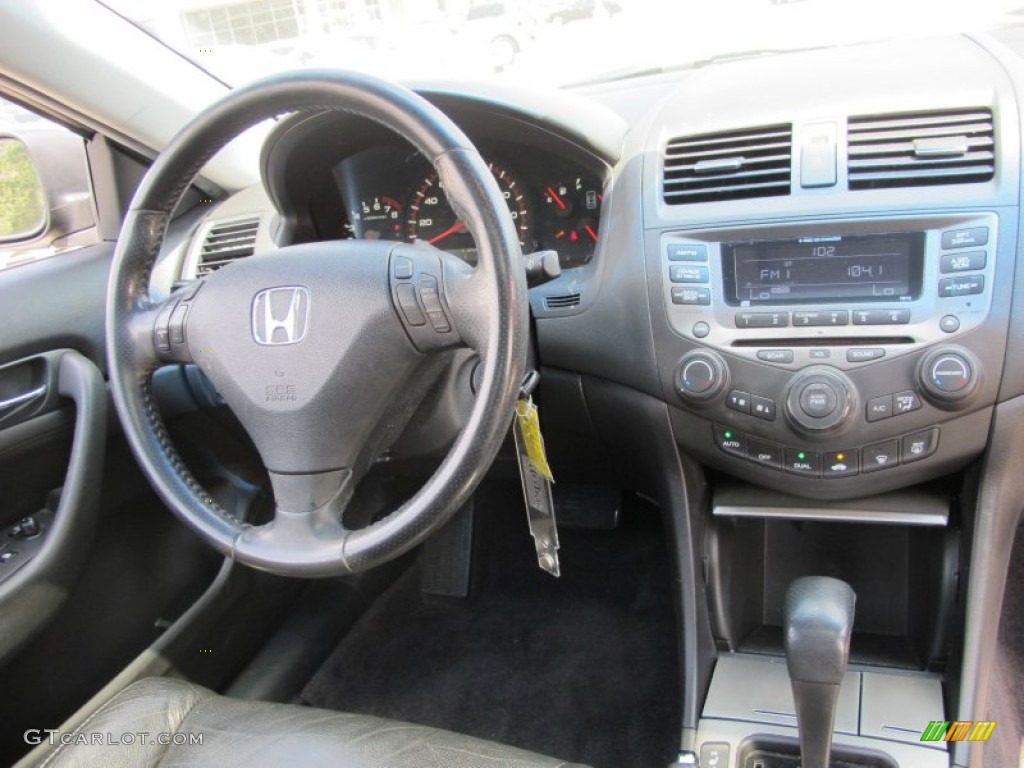2006 Accord EX-L Coupe - Nighthawk Black Pearl / Black photo #10