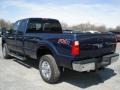 2012 Dark Blue Pearl Metallic Ford F350 Super Duty XLT SuperCab 4x4  photo #6