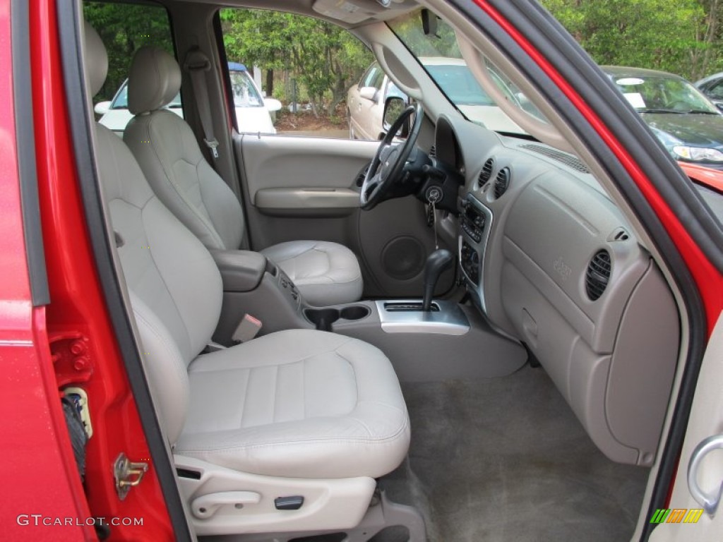 Taupe Interior 2002 Jeep Liberty Limited Photo #63273907
