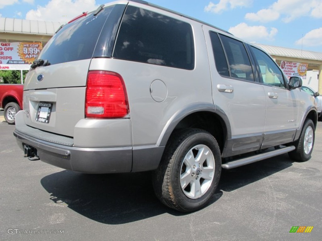 2004 Explorer XLT - Silver Birch Metallic / Graphite photo #3