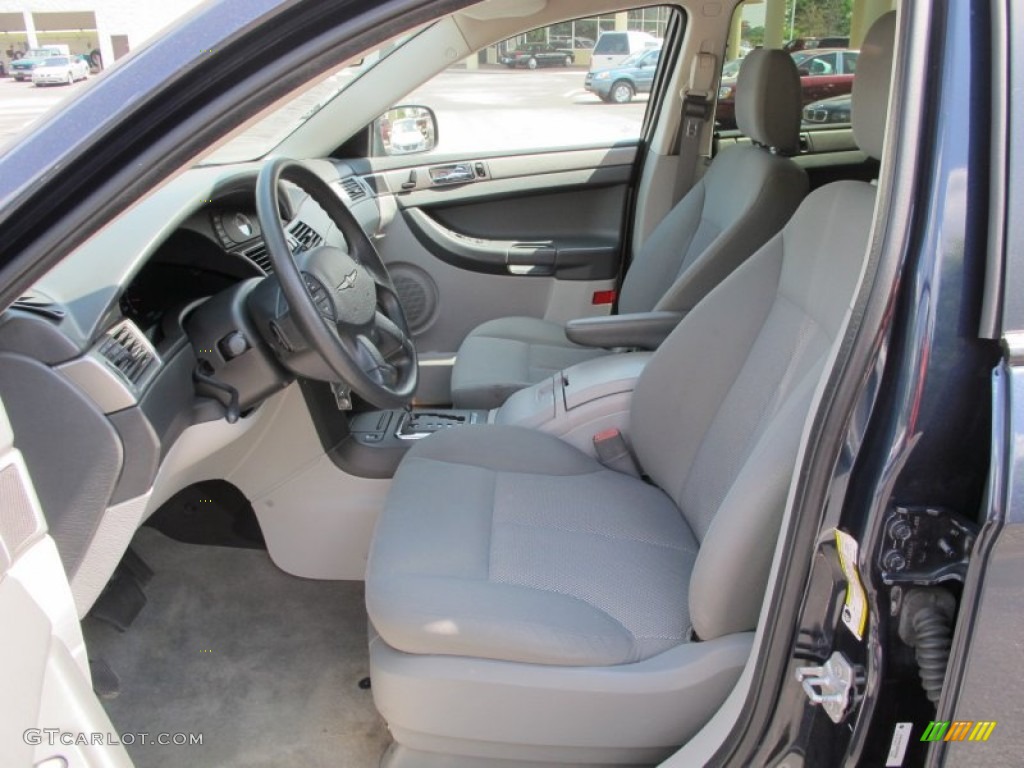 2008 Pacifica LX - Modern Blue Pearlcoat / Pastel Slate Gray photo #6