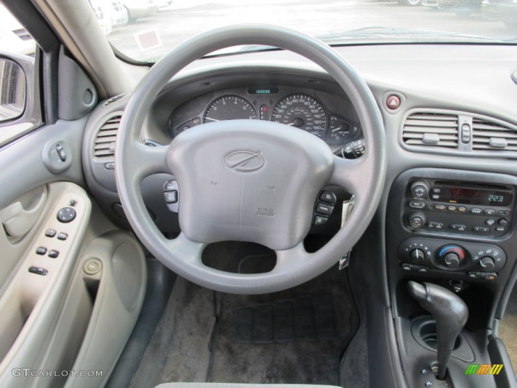 2003 Oldsmobile Alero GL Sedan Pewter Steering Wheel Photo #63275374