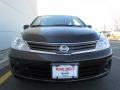 2010 Espresso Black Nissan Versa 1.8 S Hatchback  photo #2