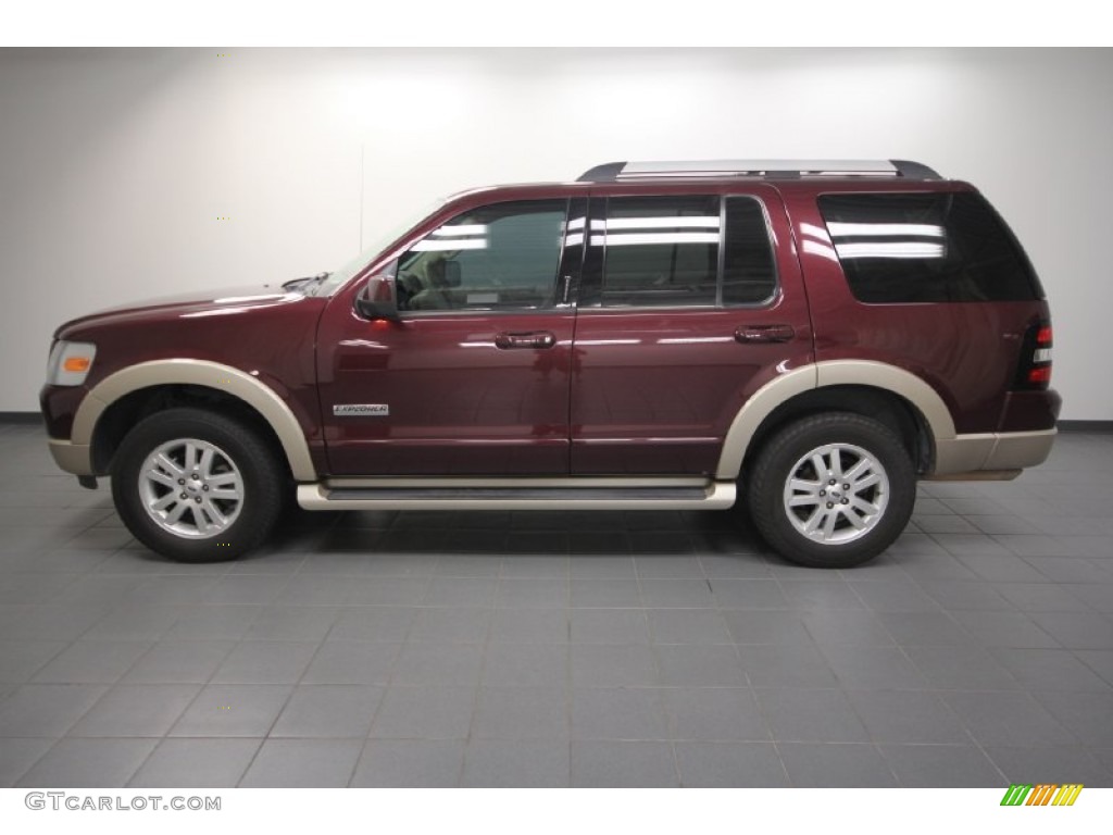 Dark Cherry Metallic 2006 Ford Explorer Eddie Bauer 4x4 Exterior Photo #63276652