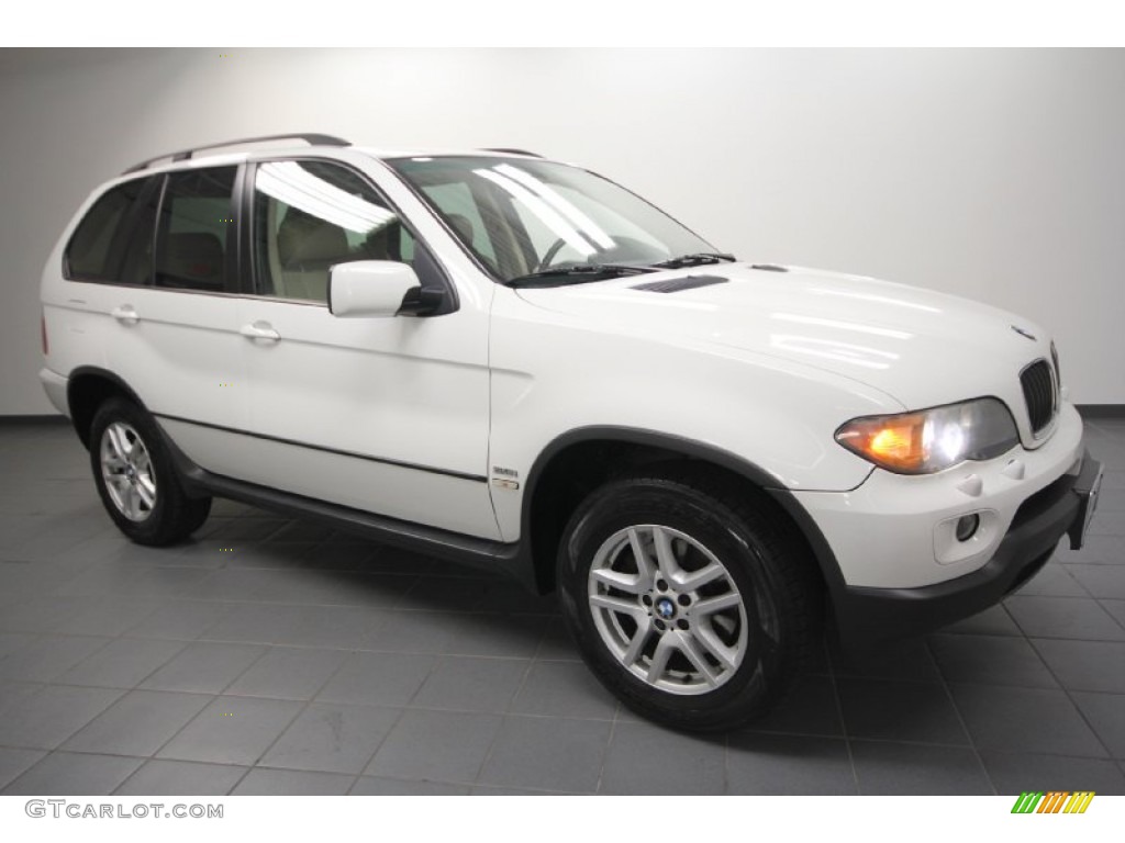 Alpine White BMW X5