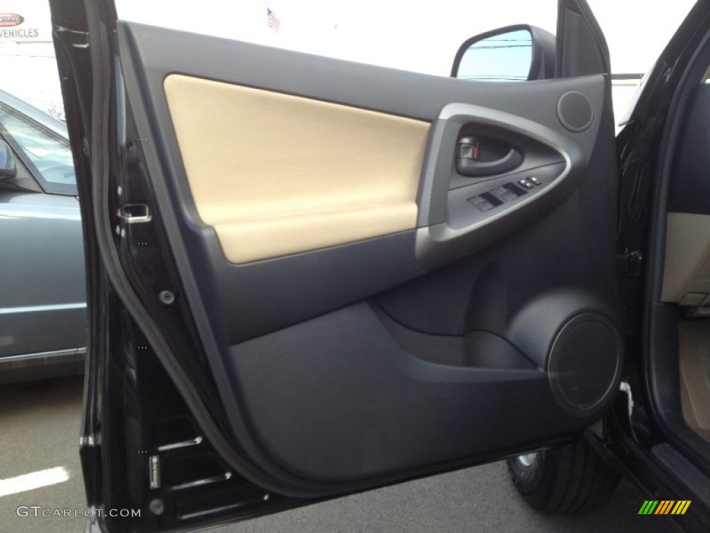 2010 Toyota RAV4 I4 4WD Sand Beige Door Panel Photo #63277498