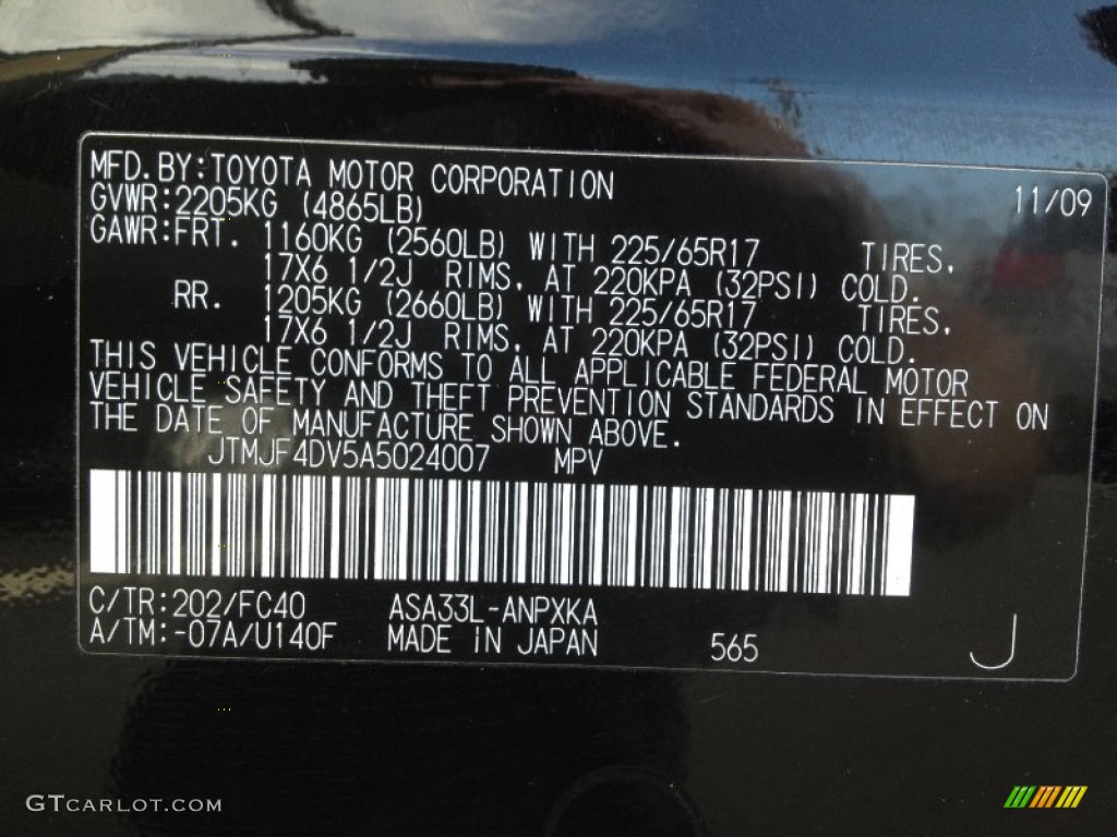 2010 Toyota RAV4 I4 4WD 202 Photo #63277558