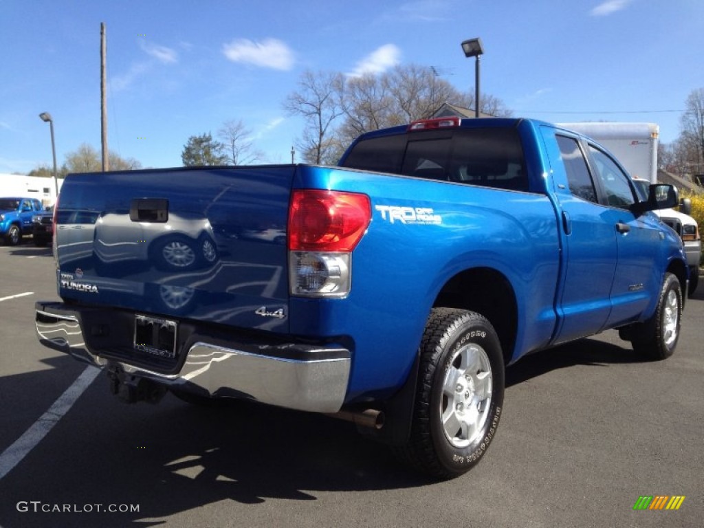 2008 Tundra SR5 TRD Double Cab 4x4 - Blue Streak Metallic / Graphite Gray photo #5