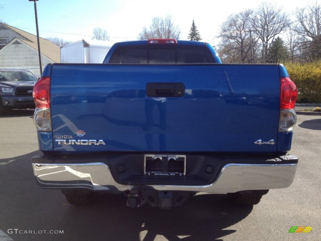 2008 Tundra SR5 TRD Double Cab 4x4 - Blue Streak Metallic / Graphite Gray photo #6