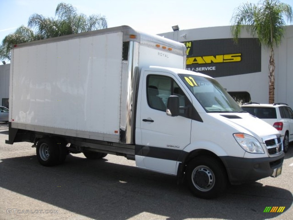 Arctic White Dodge Sprinter Van