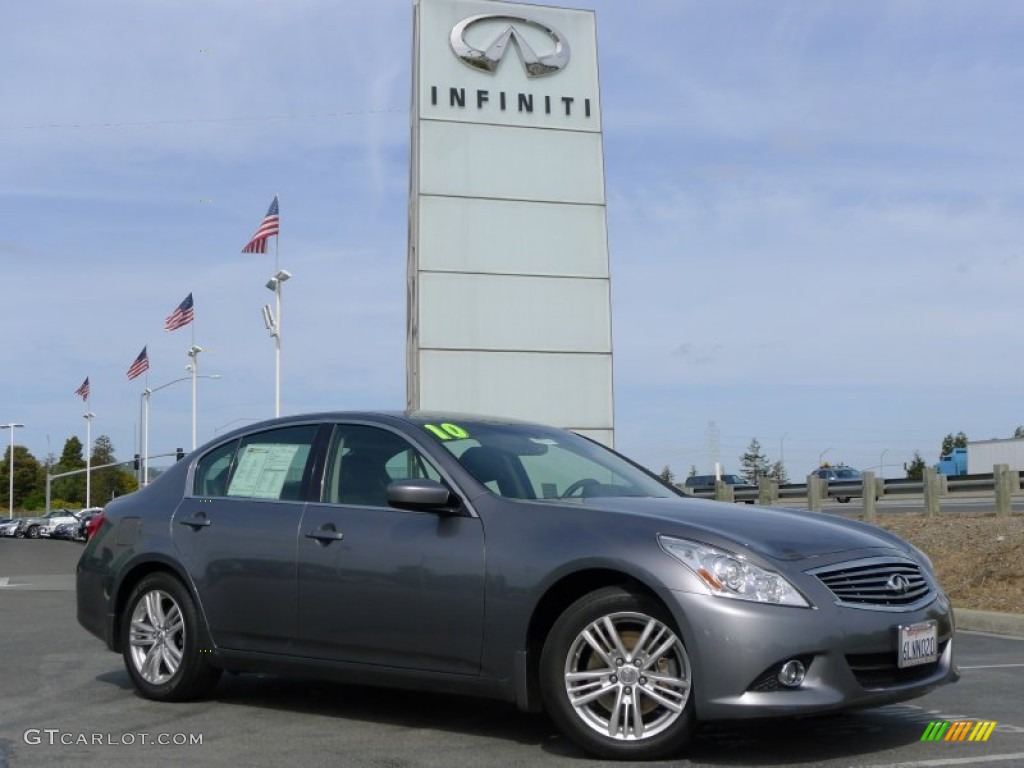 2010 G 37 Journey Sedan - Graphite Shadow / Graphite photo #1