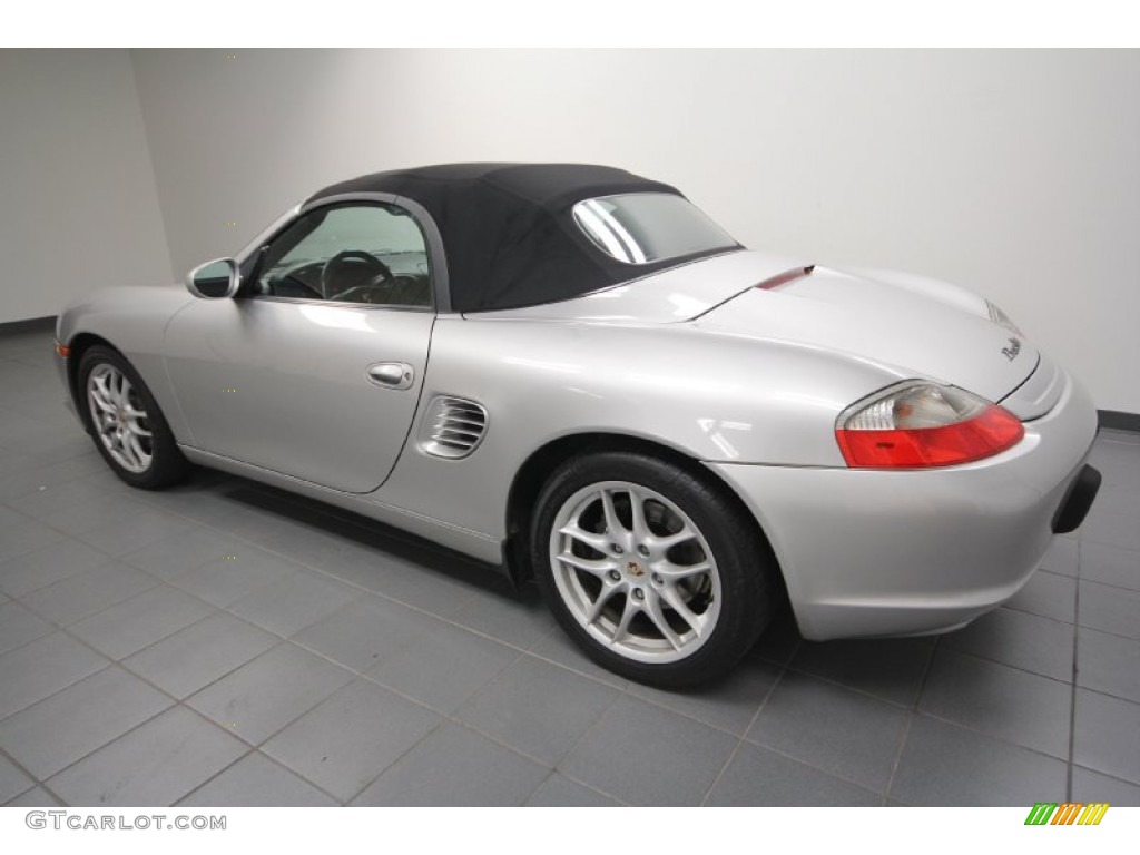 Arctic Silver Metallic 2003 Porsche Boxster Standard Boxster Model Exterior Photo #63278585