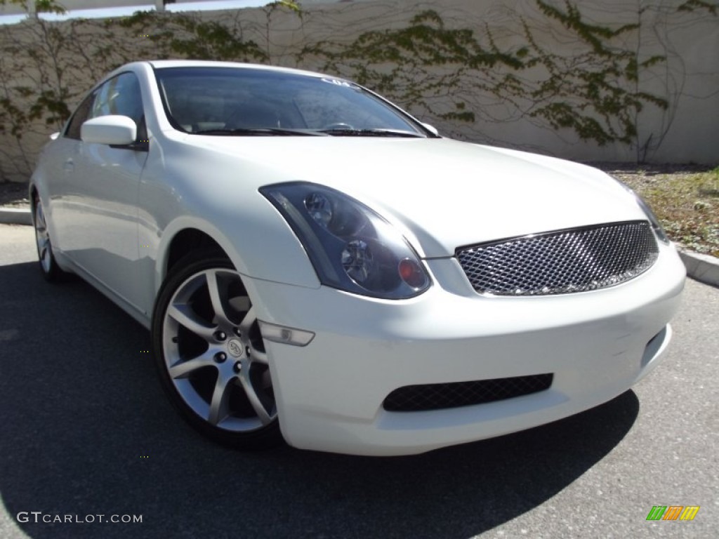 2004 G 35 Coupe - Ivory White Pearl / Willow photo #1