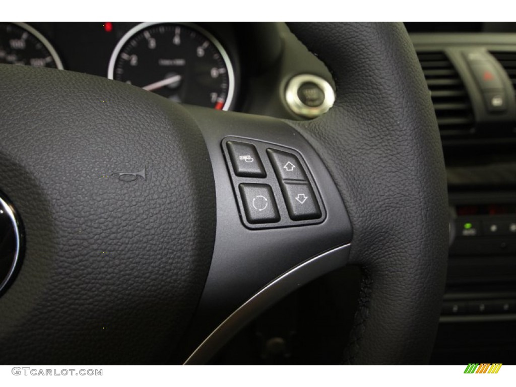 2012 1 Series 128i Coupe - Black Sapphire Metallic / Black photo #22