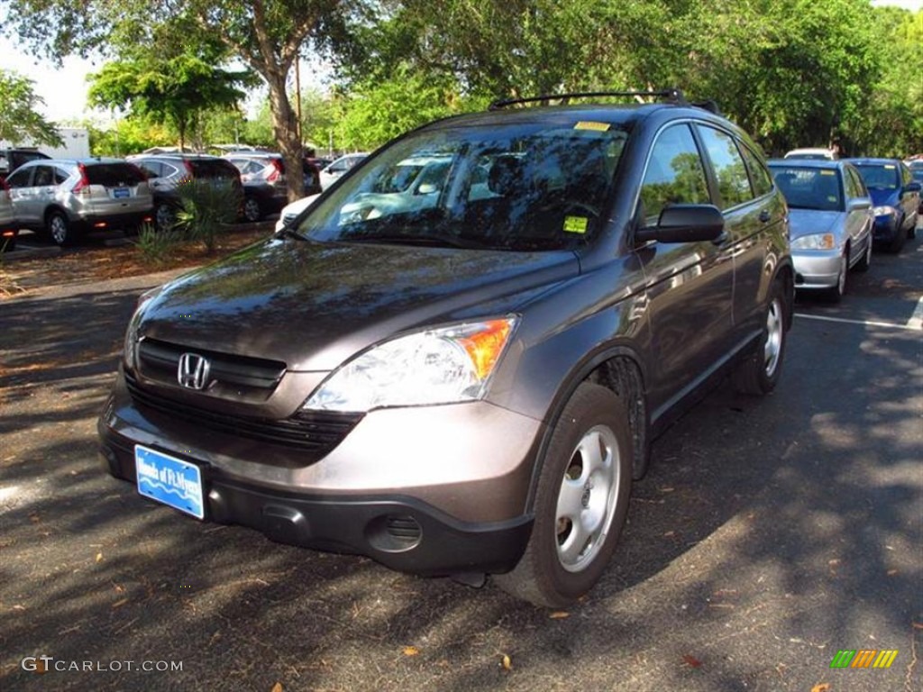 2009 CR-V LX - Urban Titanium Metallic / Black photo #4