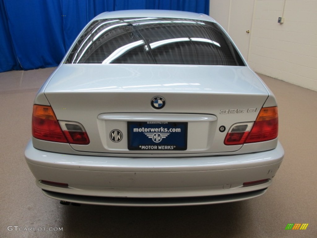 2001 3 Series 325i Coupe - Titanium Silver Metallic / Grey photo #7