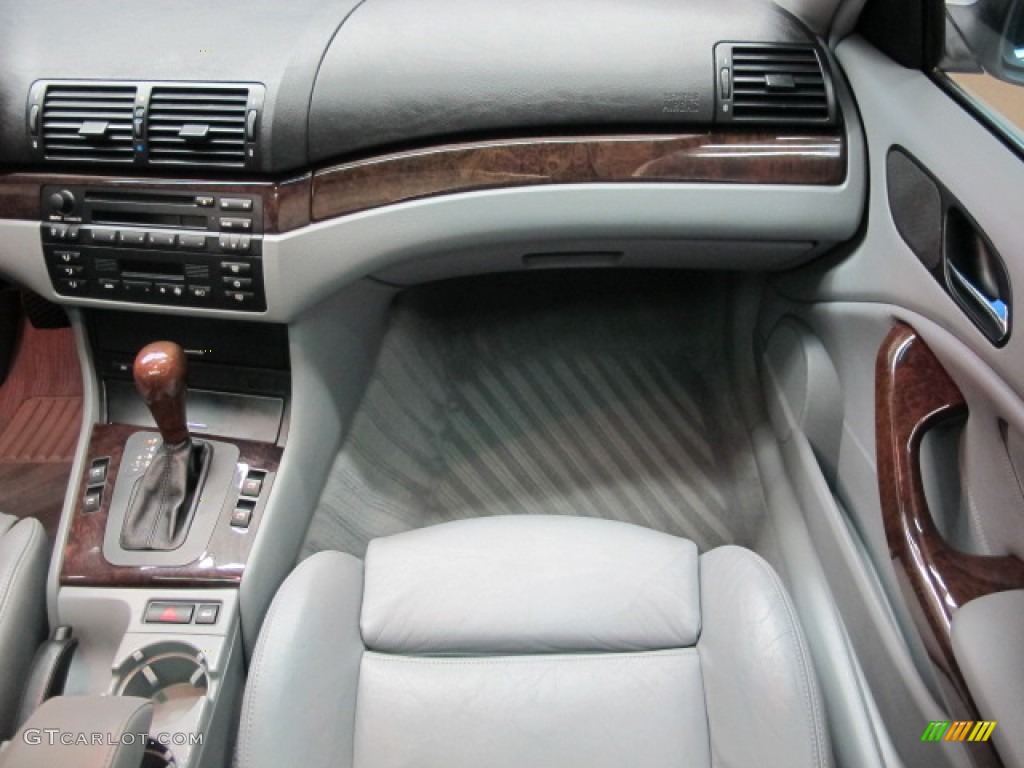 2001 3 Series 325i Coupe - Titanium Silver Metallic / Grey photo #24