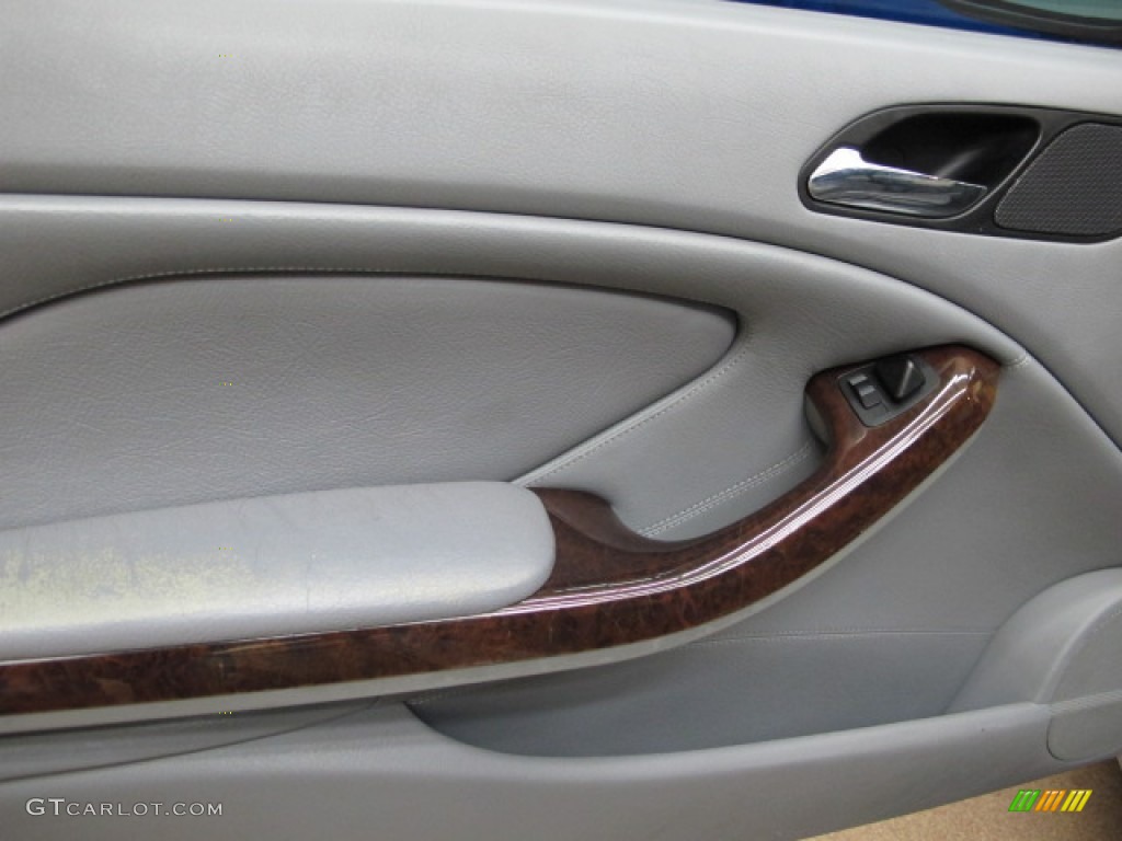 2001 3 Series 325i Coupe - Titanium Silver Metallic / Grey photo #39