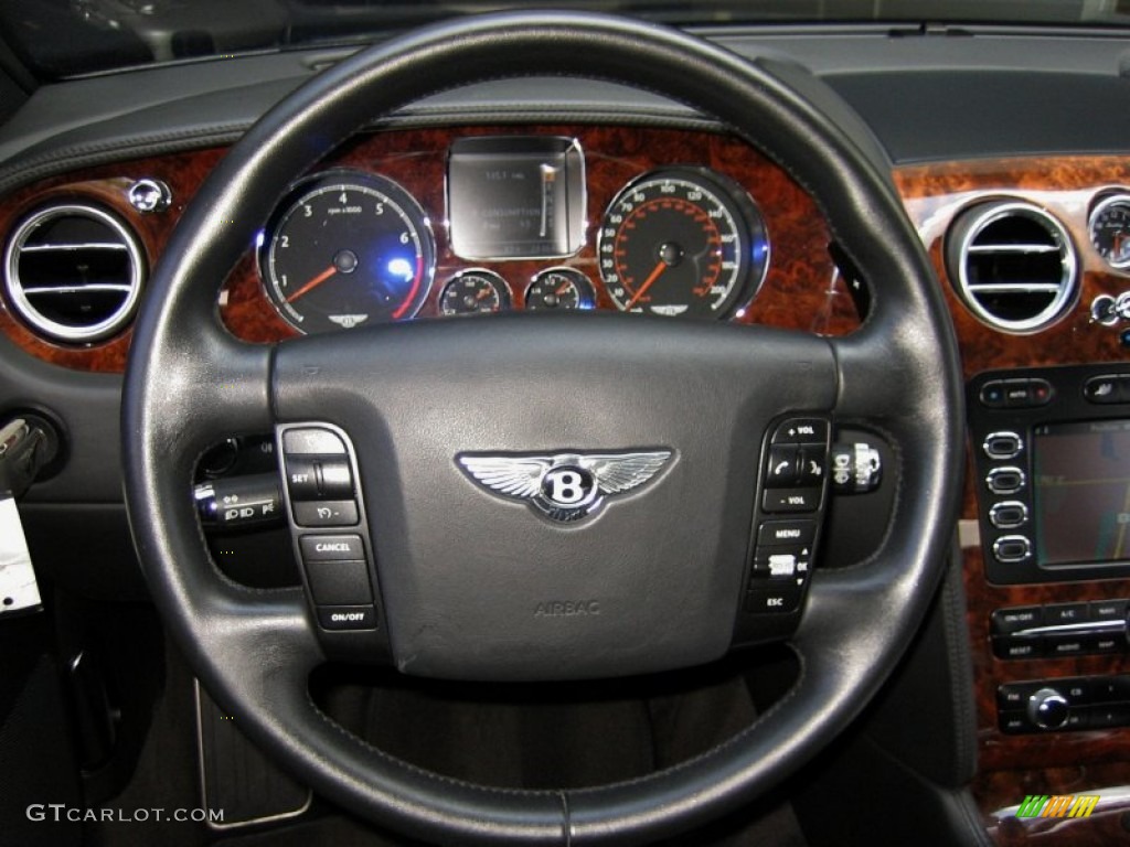 2004 Bentley Continental GT Standard Continental GT Model Beluga Steering Wheel Photo #63282466