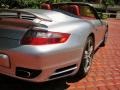 2008 GT Silver Metallic Porsche 911 Turbo Cabriolet  photo #12