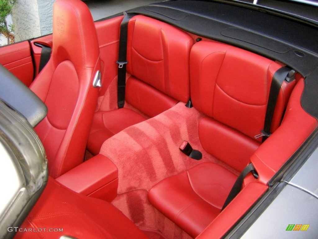 2008 Porsche 911 Turbo Cabriolet Rear Seat Photo #63282805