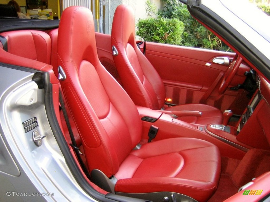 Carrera Red Interior 2008 Porsche 911 Turbo Cabriolet Photo #63282823