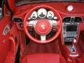 Carrera Red 2008 Porsche 911 Turbo Cabriolet Steering Wheel