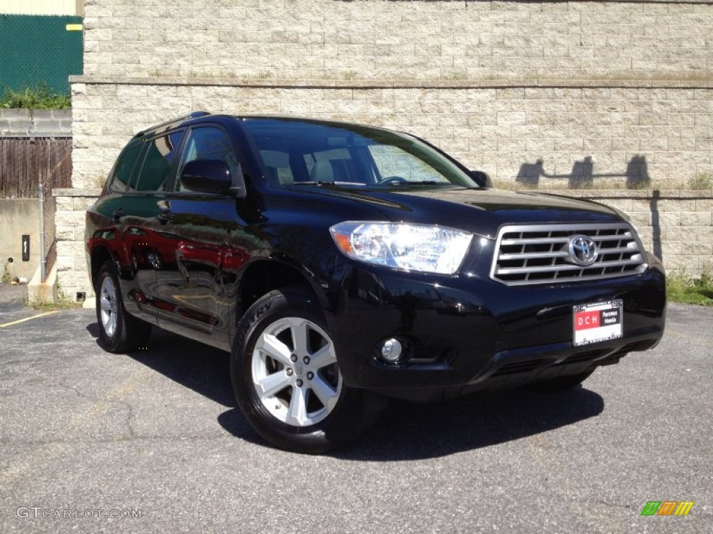 2010 Highlander SE 4WD - Black / Ash photo #1