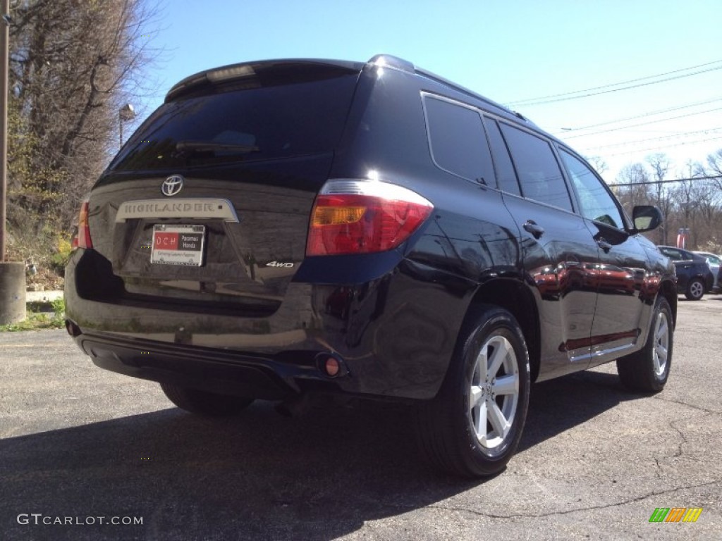 2010 Highlander SE 4WD - Black / Ash photo #7