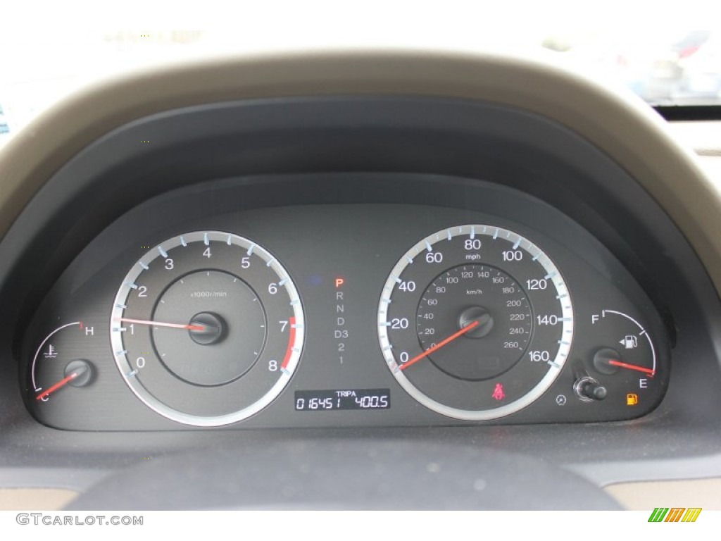 2009 Accord LX Sedan - White Diamond Pearl / Ivory photo #6