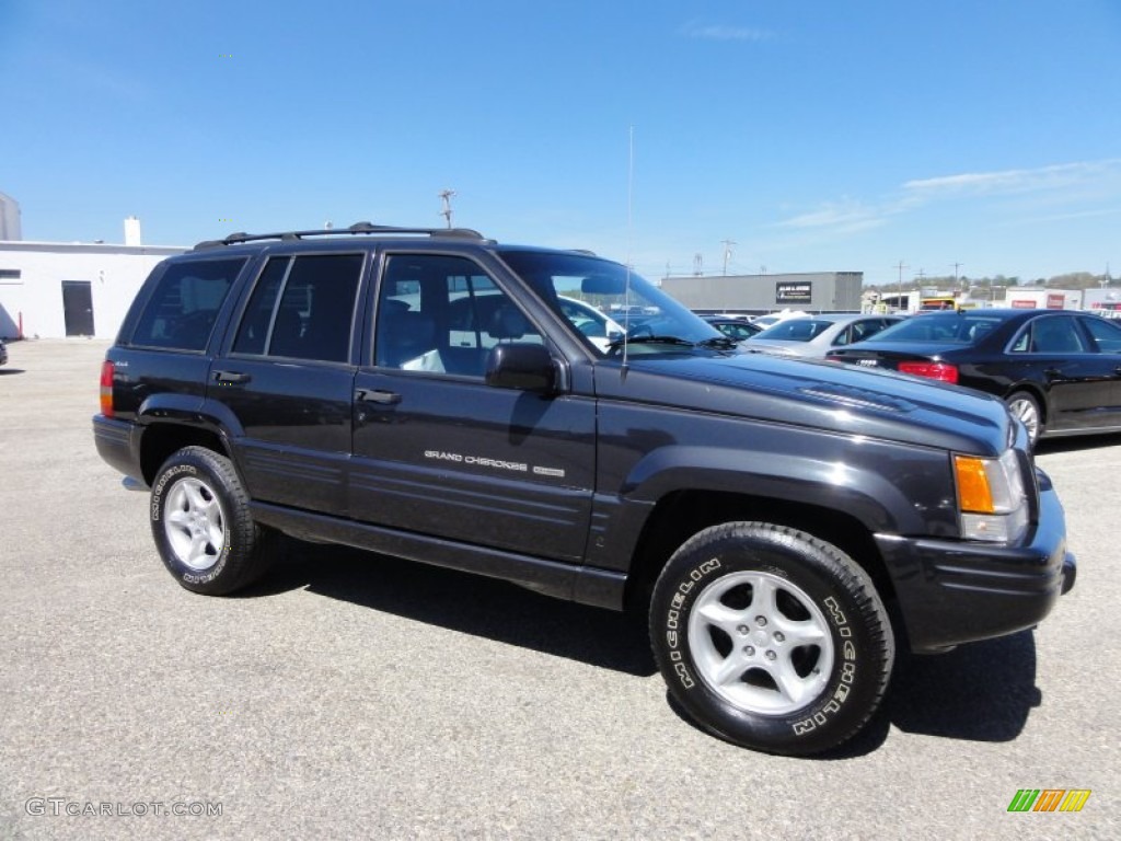 1998 Grand Cherokee 5.9 Limited 4x4 - Black / Black photo #7