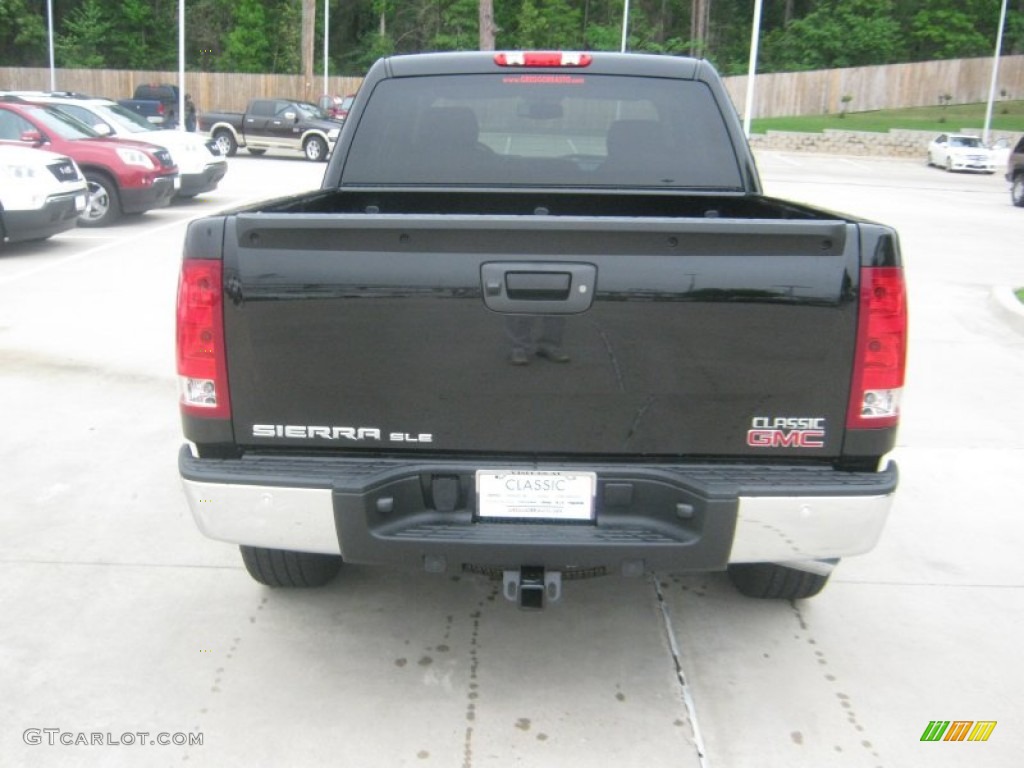 2012 Sierra 1500 SLE Crew Cab - Onyx Black / Ebony photo #4