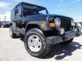 Black 2002 Jeep Wrangler Sport 4x4